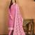 Pink color  faux georgette salwar suits with faux georgette dupatta