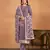 Purple faux georgette salwar suit with Dupatta