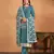 Blue embroidered faux georgette salwar suit with Dupatta