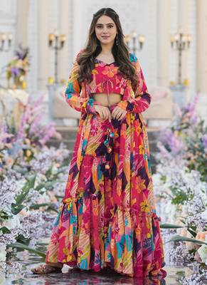 Multi smart girlish partywear dress for graceful glamorous looks 2