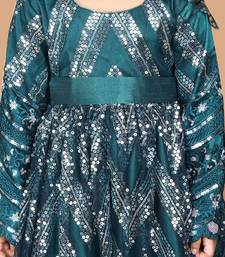 Embroidery Green Anarkali