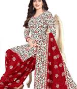 Diamond women printed unstitched crepe salwar suit material