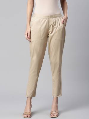 All purpose casual stretchable ealsticated pants 2
