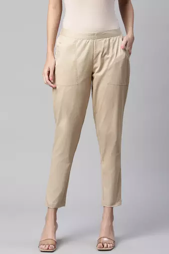 All purpose casual stretchable ealsticated pants