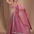 pink sequins georgette lehenga set choli with dupatta