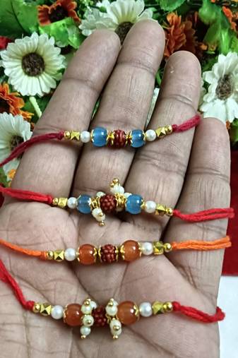 Bhaiya  bhabhi rakhi combo with roli and chawal