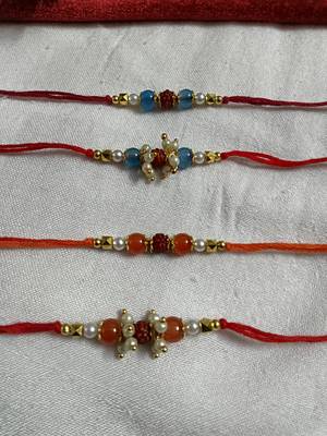 Bhaiya  bhabhi rakhi combo with roli and chawal 2