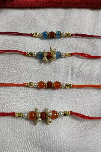 Bhaiya  bhabhi rakhi combo with roli and chawal