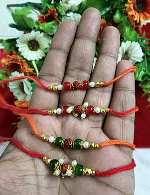 Bhaiya  bhabhi rakhi combo with roli and chawal 1