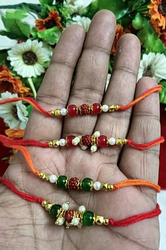 Bhaiya  bhabhi rakhi combo with roli and chawal
