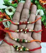 Bhaiya  bhabhi rakhi combo with roli and chawal