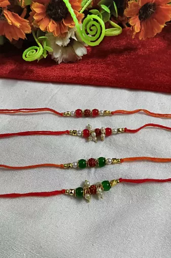 Bhaiya  bhabhi rakhi combo with roli and chawal