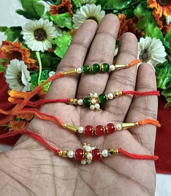 Bhaiya  bhabhi rakhi combo with roli and chawal 1
