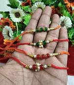 Bhaiya  bhabhi rakhi combo with roli and chawal