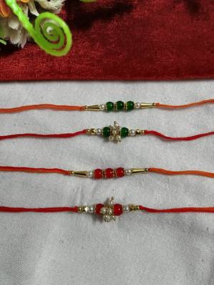 Bhaiya  bhabhi rakhi combo with roli and chawal 2