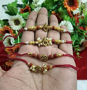 Bhaiya  bhabhi rakhi combo with roli and chawal 1