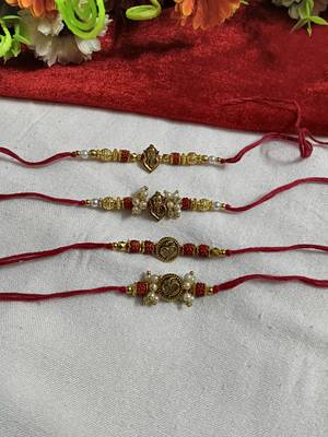 Bhaiya  bhabhi rakhi combo with roli and chawal 2