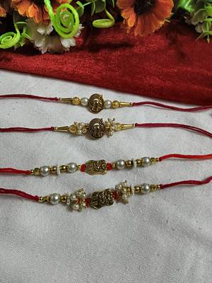Bhaiya  bhabhi rakhi combo with roli and chawal 2