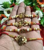 Bhaiya  bhabhi rakhi combo with roli and chawal