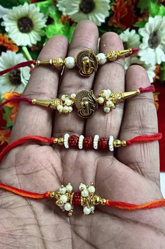 Bhaiya  bhabhi rakhi combo with roli and chawal