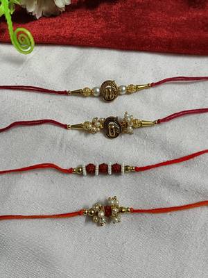 Bhaiya  bhabhi rakhi combo with roli and chawal 2