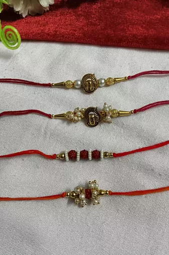 Bhaiya  bhabhi rakhi combo with roli and chawal