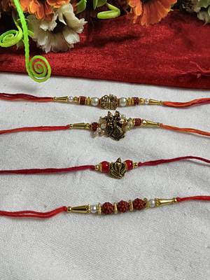 Bhaiya  bhabhi rakhi combo with roli and chawal 2