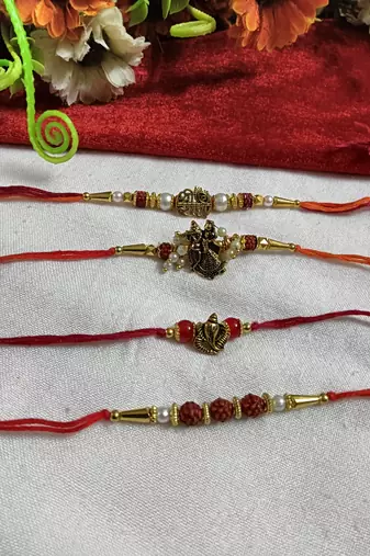 Bhaiya  bhabhi rakhi combo with roli and chawal
