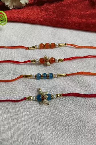 Bhaiya  bhabhi rakhi combo with roli and chawal