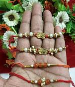 Bhaiya  bhabhi rakhi combo with roli and chawal