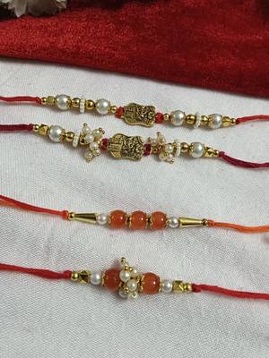 Bhaiya  bhabhi rakhi combo with roli and chawal 2