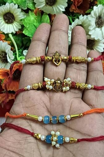 Bhaiya  bhabhi rakhi combo with roli and chawal