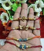 Bhaiya  bhabhi rakhi combo with roli and chawal