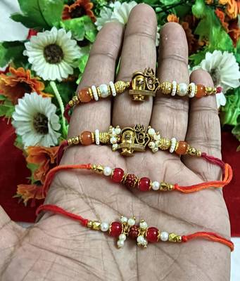 Bhaiya  bhabhi rakhi combo with roli and chawal 1