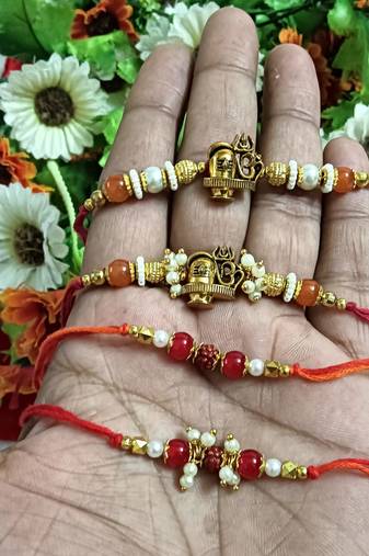 Bhaiya  bhabhi rakhi combo with roli and chawal