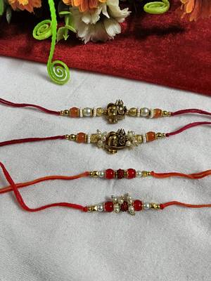 Bhaiya  bhabhi rakhi combo with roli and chawal 2