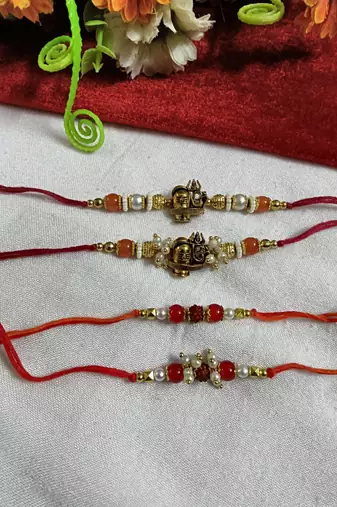 Bhaiya  bhabhi rakhi combo with roli and chawal