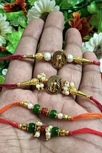 Bhaiya  bhabhi rakhi combo with roli and chawal