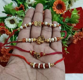 Bhaiya  bhabhi rakhi combo with roli and chawal 1