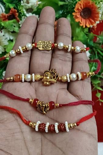 Bhaiya  bhabhi rakhi combo with roli and chawal