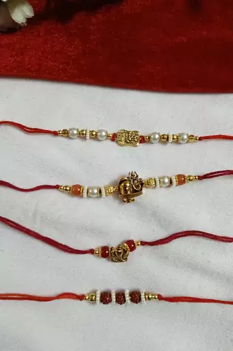 Bhaiya  bhabhi rakhi combo with roli and chawal