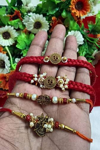 Bhaiya  bhabhi rakhi combo with roli and chawal