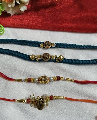Bhaiya  bhabhi rakhi combo with roli and chawal 2