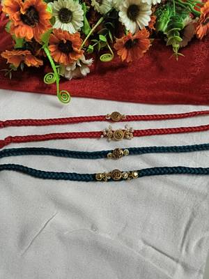 Bhaiya  bhabhi rakhi combo with roli and chawal 3