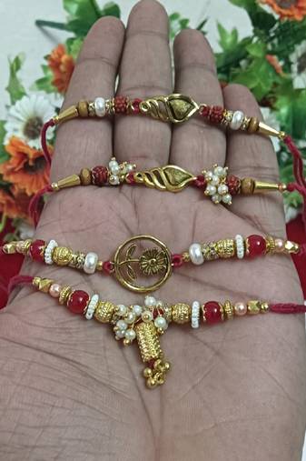 Bhaiya  bhabhi rakhi combo with roli and chawal