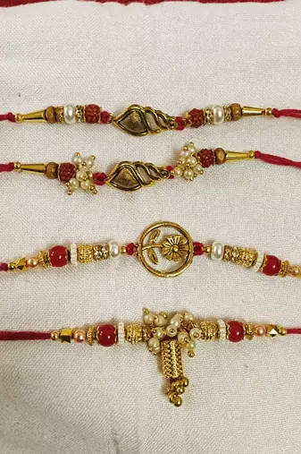 Bhaiya  bhabhi rakhi combo with roli and chawal