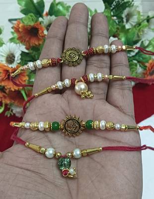 Bhaiya  bhabhi rakhi combo with roli and chawal 1