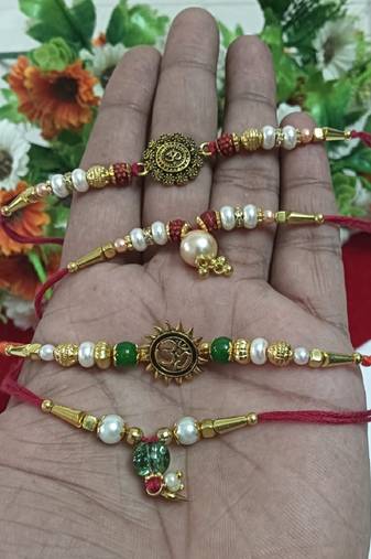 Bhaiya  bhabhi rakhi combo with roli and chawal