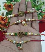 Bhaiya  bhabhi rakhi combo with roli and chawal