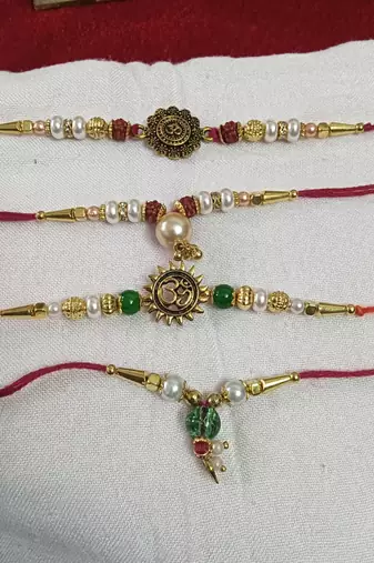 Bhaiya  bhabhi rakhi combo with roli and chawal